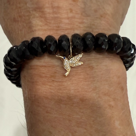 Sydney Evan
14K Yellow Gold Sapphire and Diamond Small
Hummingbird - Picture 3 of 4